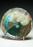 #6463 Oni-Glazed Plate with wall hanger