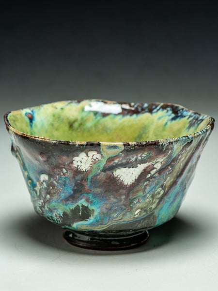#7008 Oni-Glazed Tea Bowl