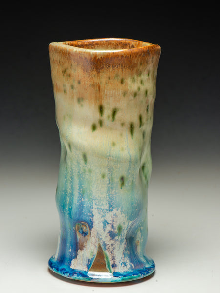 #6028 Oni-Glazed vase