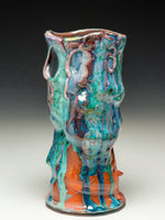 #6031 Oni-Glazed vase