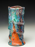 #6031 Oni-Glazed vase