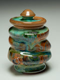 #6294 Oni-Glazed Tea Caddy:  Chaire