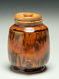 #6296 Oni-Glazed Tea Caddy:  Chaire