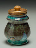 #6299 Oni-Glazed Tea Caddy:  Chaire