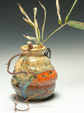 #6357 Oni-Glazed Wall Vase (Kake Hanaire)