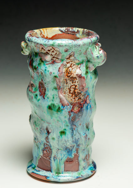 #6479 Oni-Glazed Vase