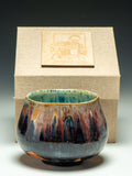 #5848 Oni-Glazed tea bowl WITH BOX